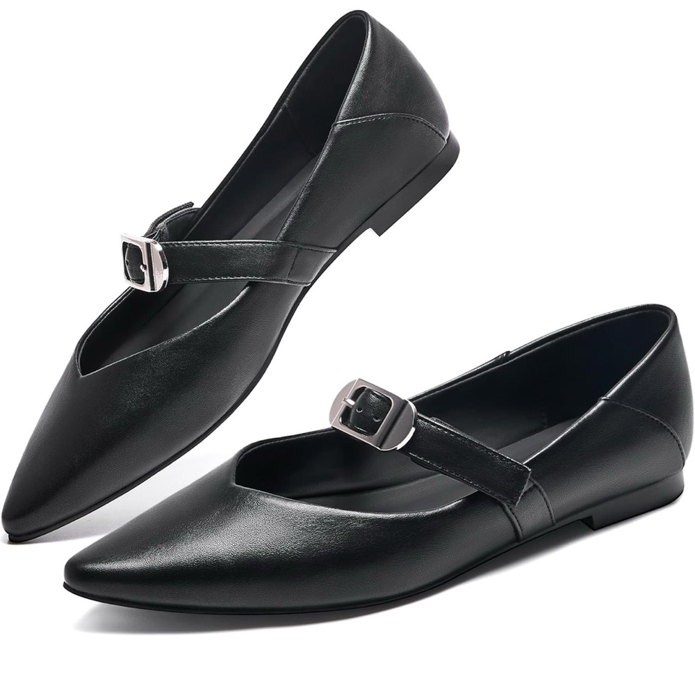 Elegant Black Women's Flats size 9